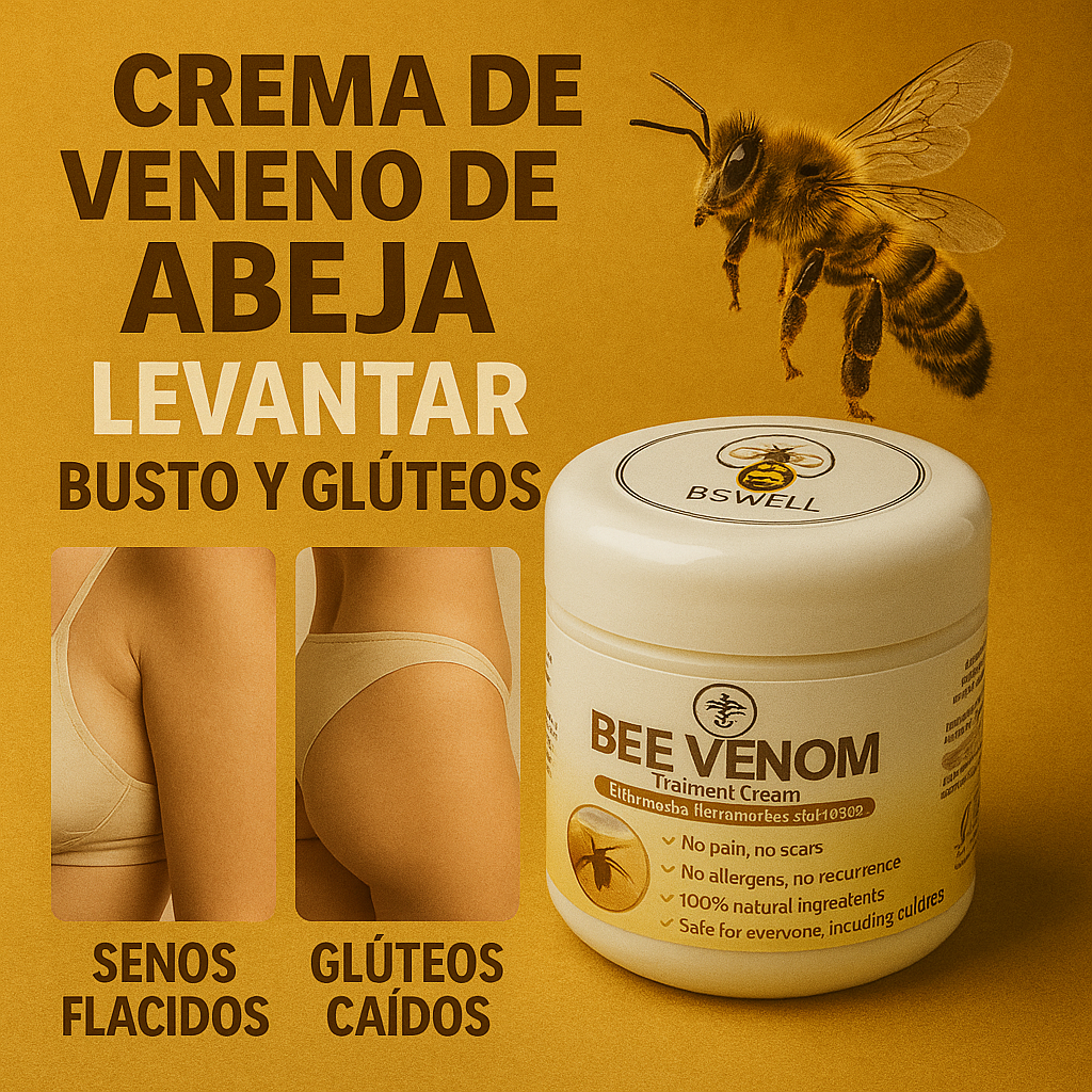 Hecho en EE. UU. ✨ Crema restauradora de la piel con veneno de abeja BeeVenom BsWell® ⏰ ÚLTIMO DÍA CON REGALO
