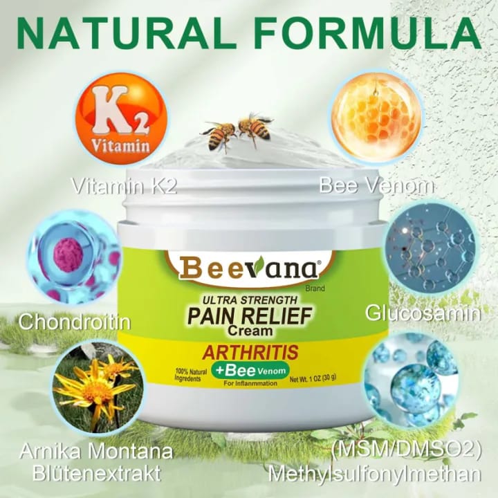 Beevana: Crema de Abeja para Dolores Y Articulaciones 2x1