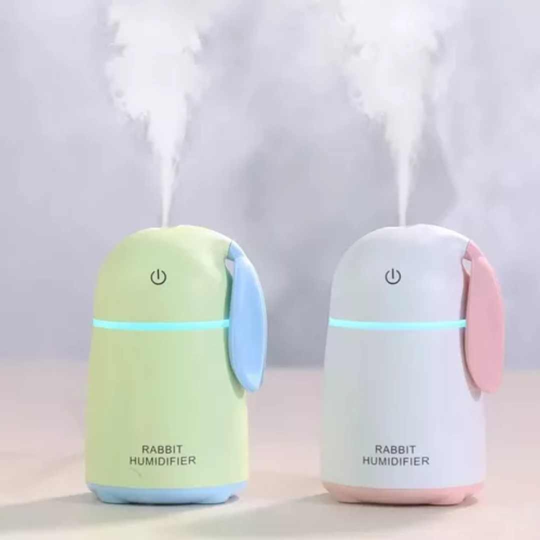RABBIT GLOW™: El Humidificador con Toque de Luz y Aromas 😊