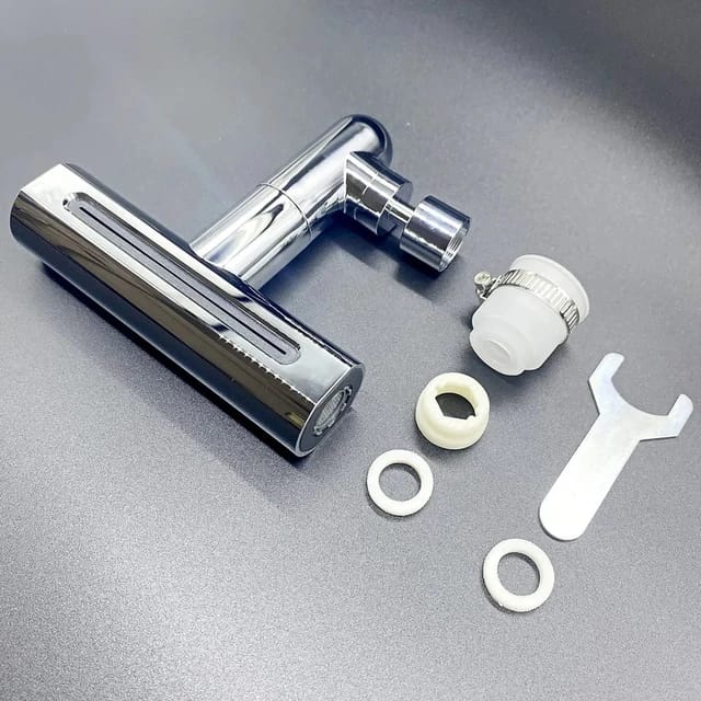 GRIFO AHORRADOR 4 EN 1: Con accesorios de conexión para todo tipo de grifos