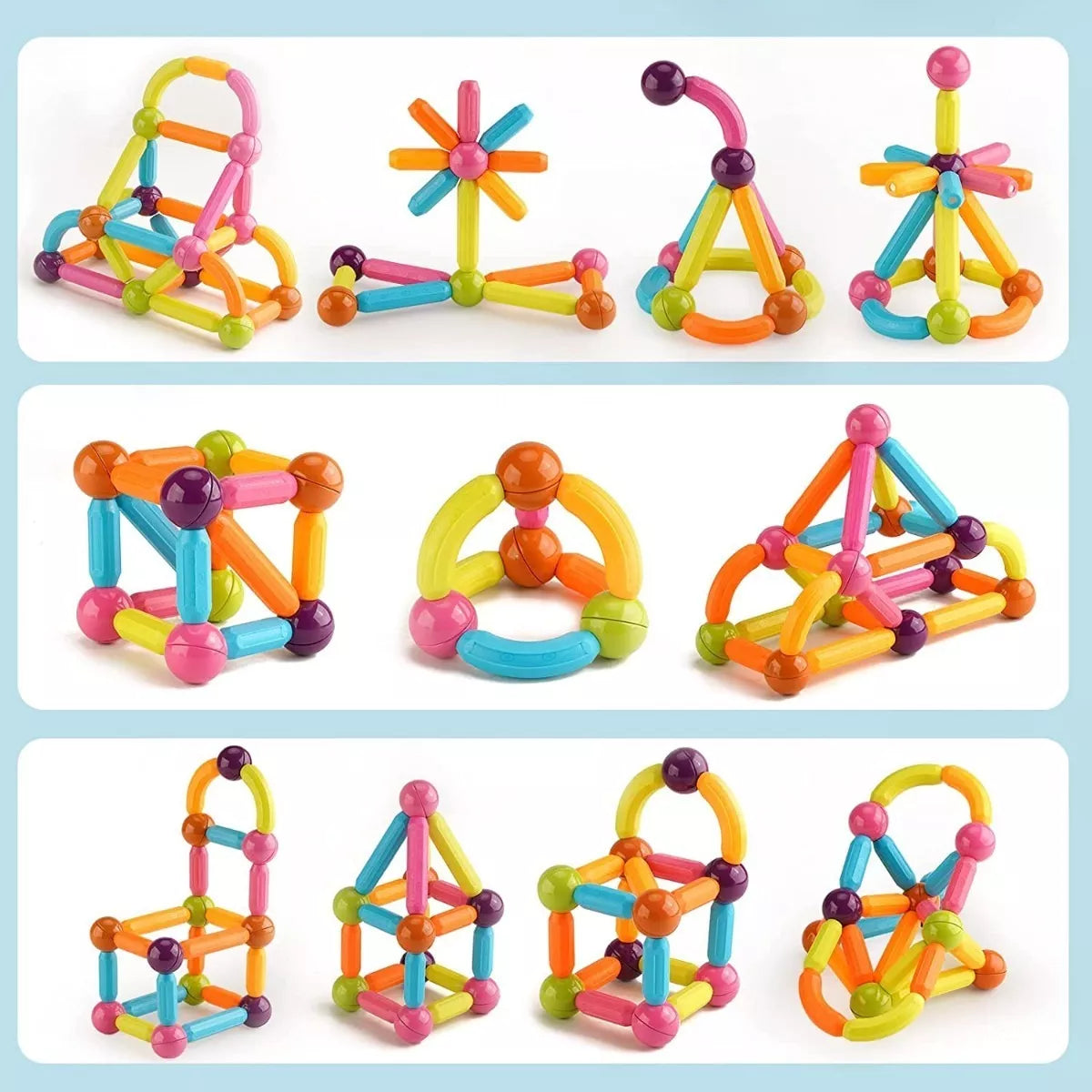 ARMATODO MAGNETICO: Sueños en 2D y 3D sin límites - 84 PIEZAS