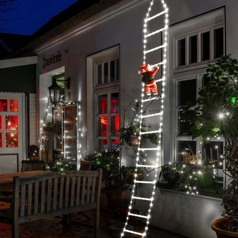 Santa Escalador LED + 2 Regalos Exclusivos (Bombillo Luces Mágicas + Boleta rifa Iphone 17Pro Max)