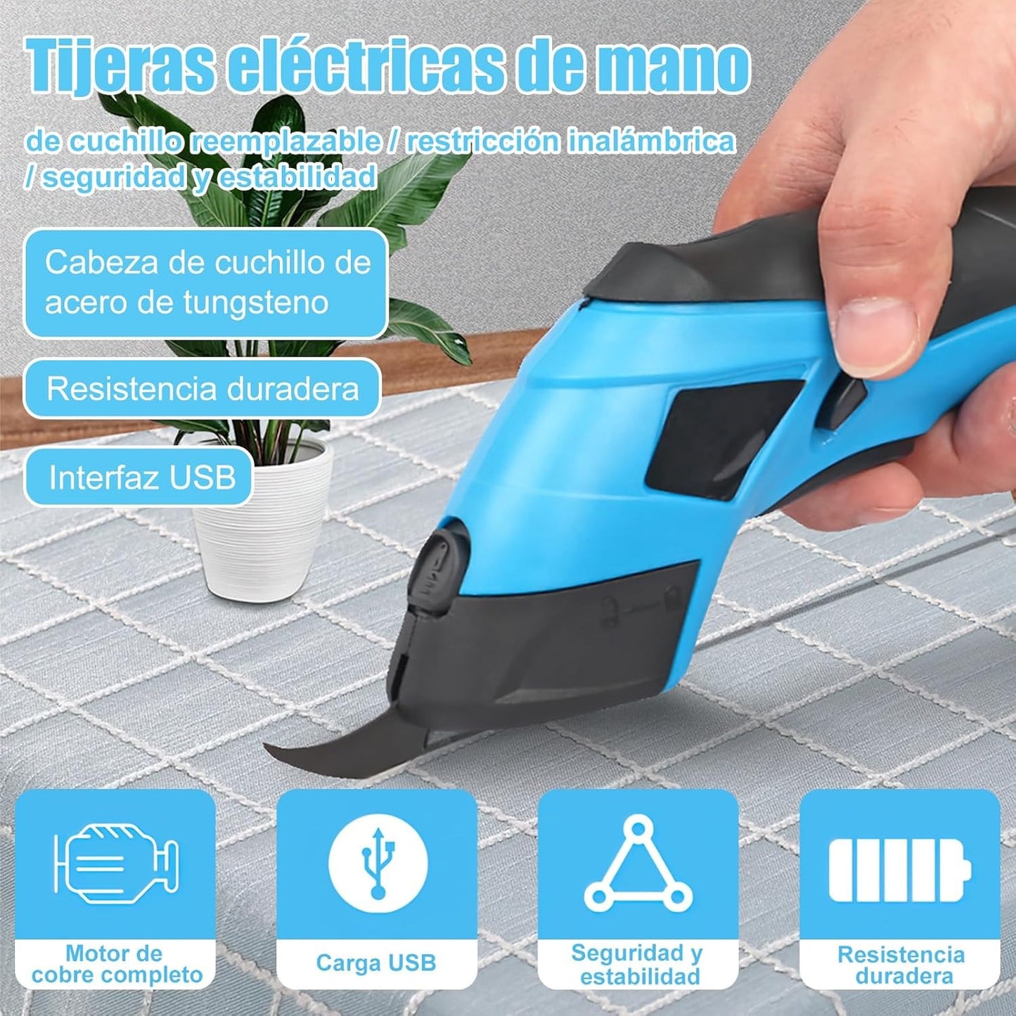 Tijeras Eléctricas TurboCut: Rápida. Potente. Inalámbrica. Imbatible
