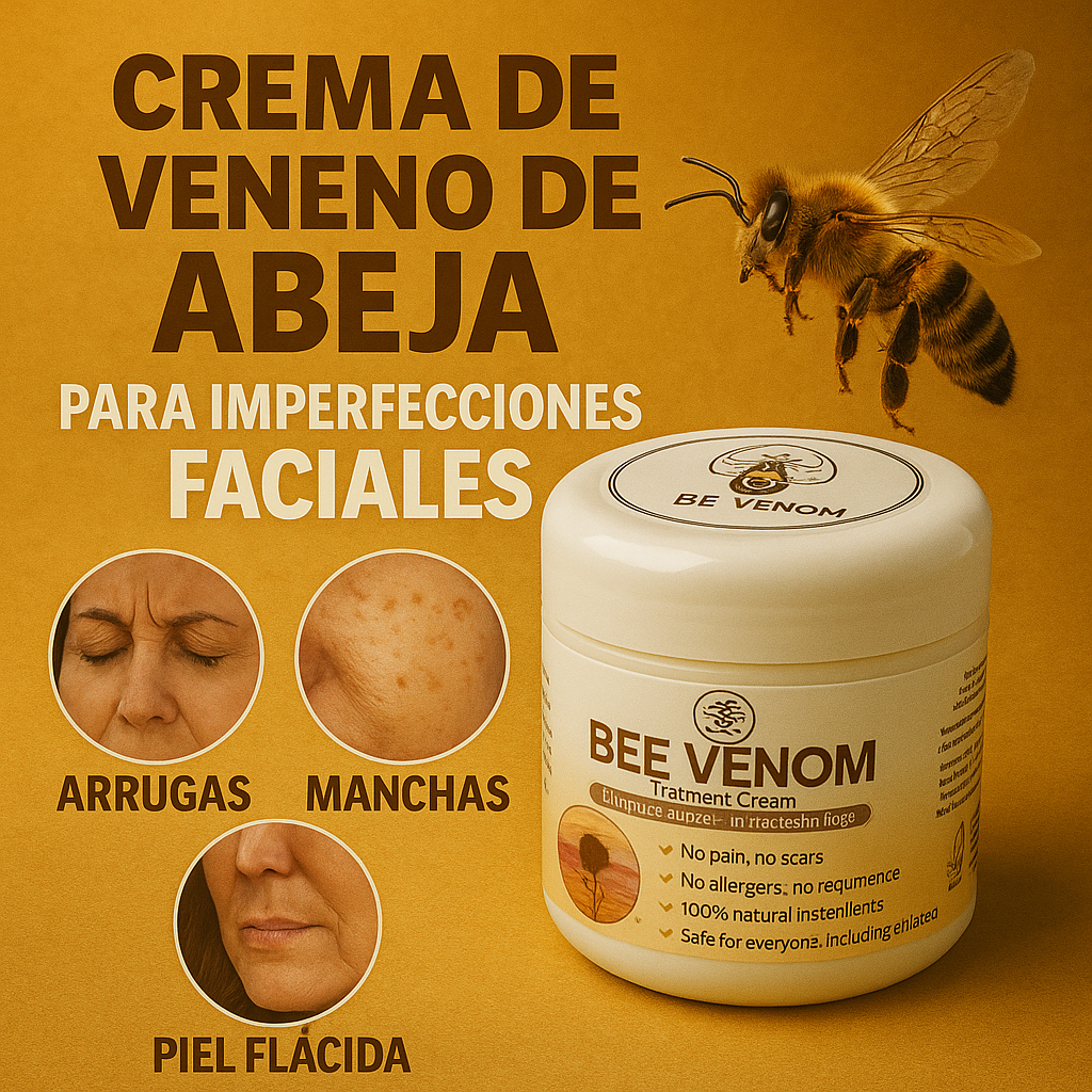 Hecho en EE. UU. ✨ Crema restauradora de la piel con veneno de abeja BeeVenom BsWell® ⏰ ÚLTIMO DÍA CON REGALO