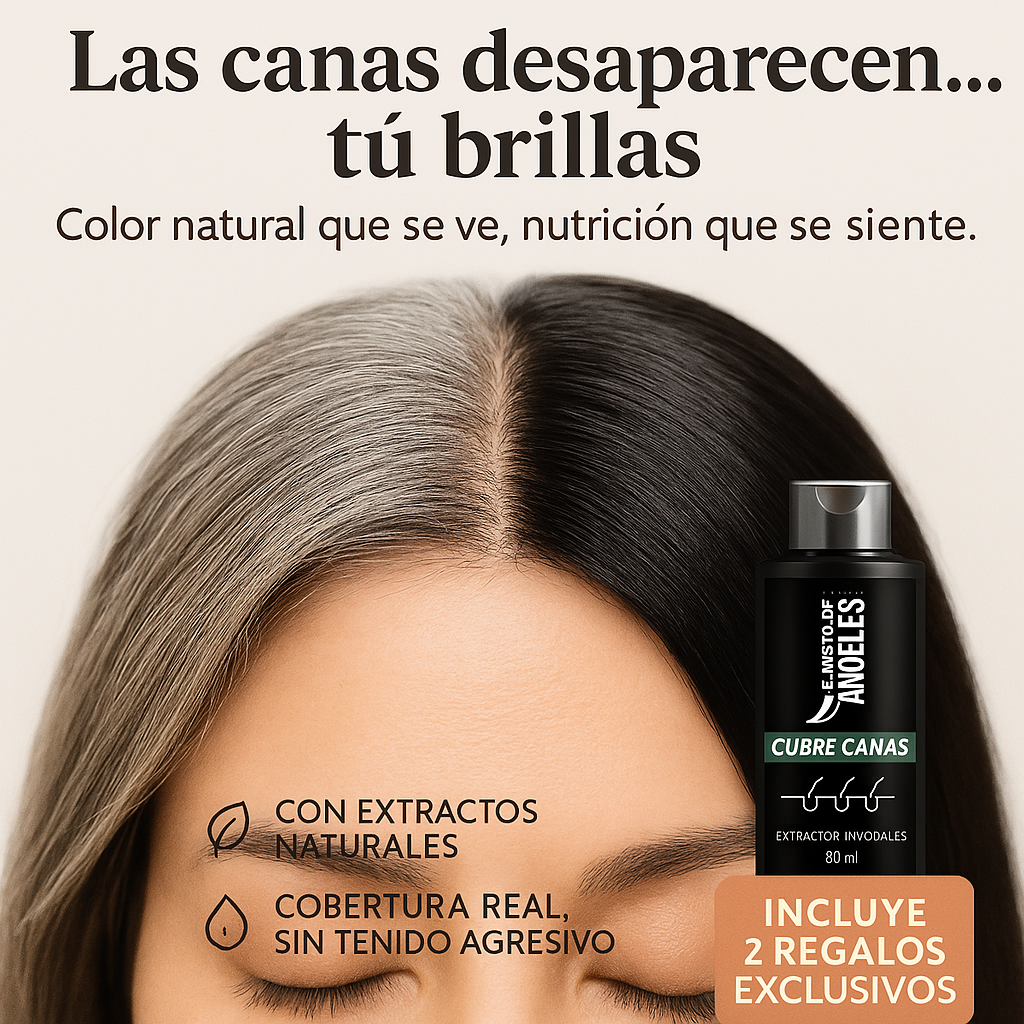 RenovaHair: Adiós Canas, Hola Vida + 2 Obsequios