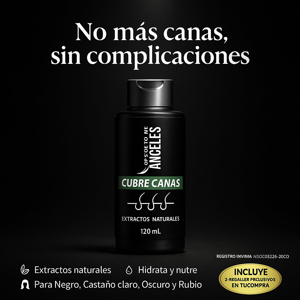 RenovaHair: Adiós Canas, Hola Vida + 2 Obsequios