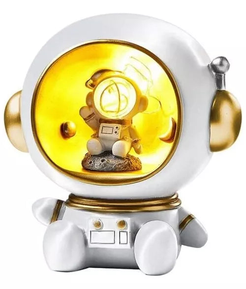 LAMPARA ALCANCIA ASTRONAUTA 2 EN 1: Con su luz LED suave y su espectacular diseño 🌟