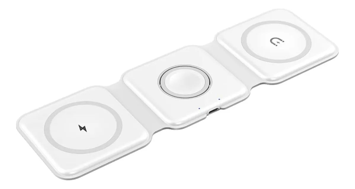 CARGADOR PLEGABLE 3 EN 1: Todo lo que Necesitas en un Solo Cargador para Android y IOS