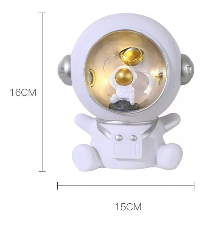 LAMPARA ALCANCIA ASTRONAUTA 2 EN 1: Con su luz LED suave y su espectacular diseño 🌟