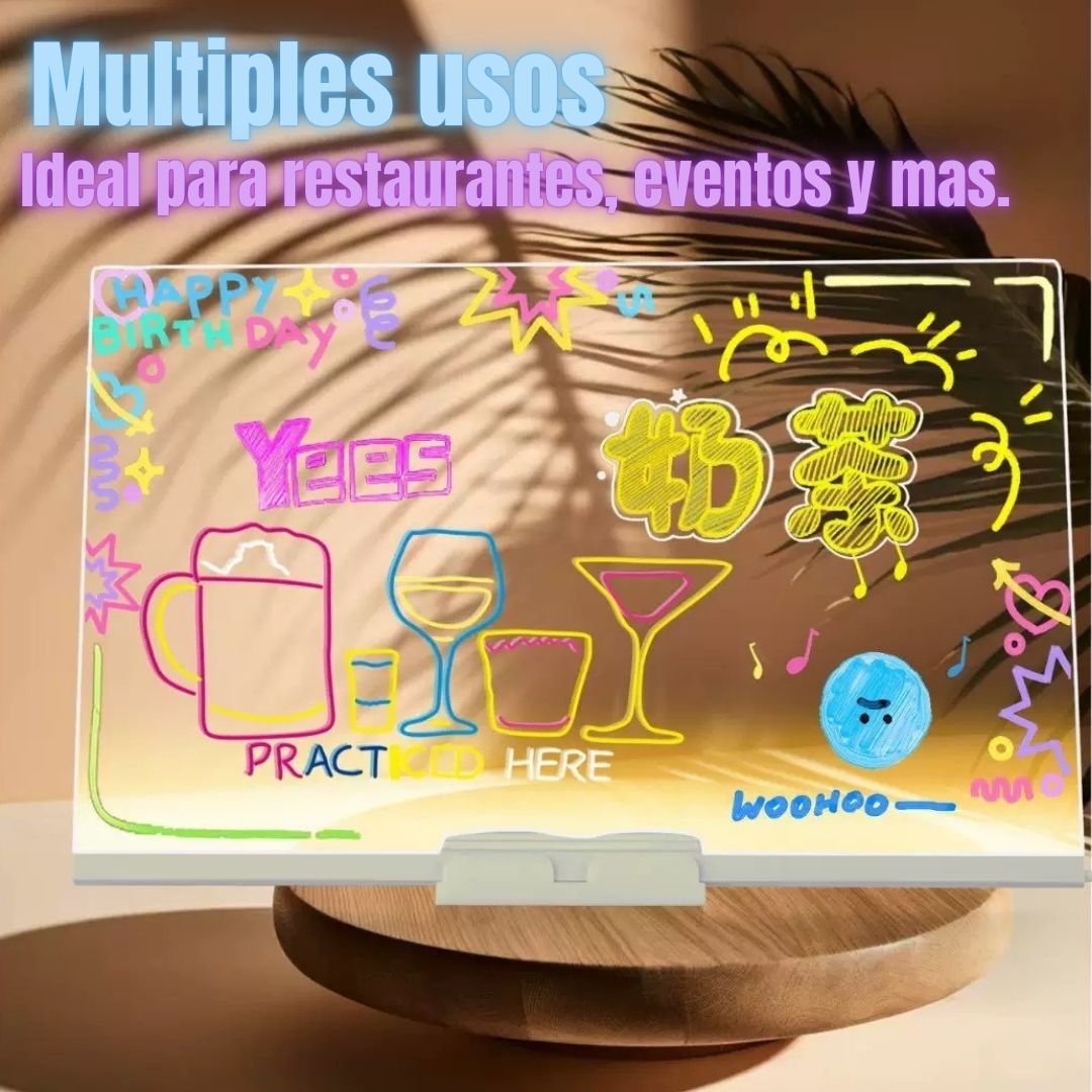 LUMIKIDS: Dibuja con luz, crea con magia. Tablero de 30x20