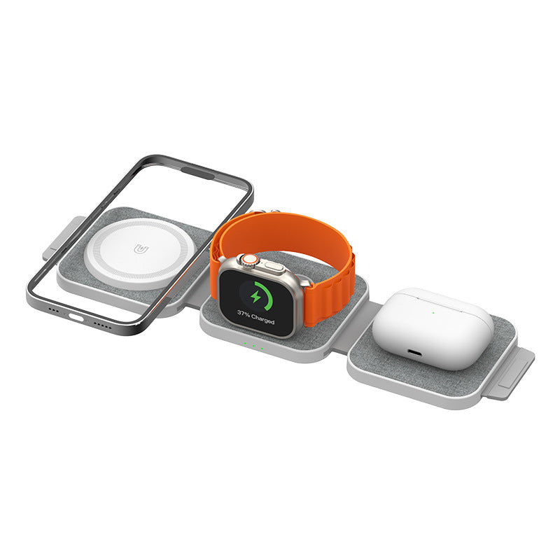 CARGADOR PLEGABLE 3 EN 1: Todo lo que Necesitas en un Solo Cargador para Android y IOS