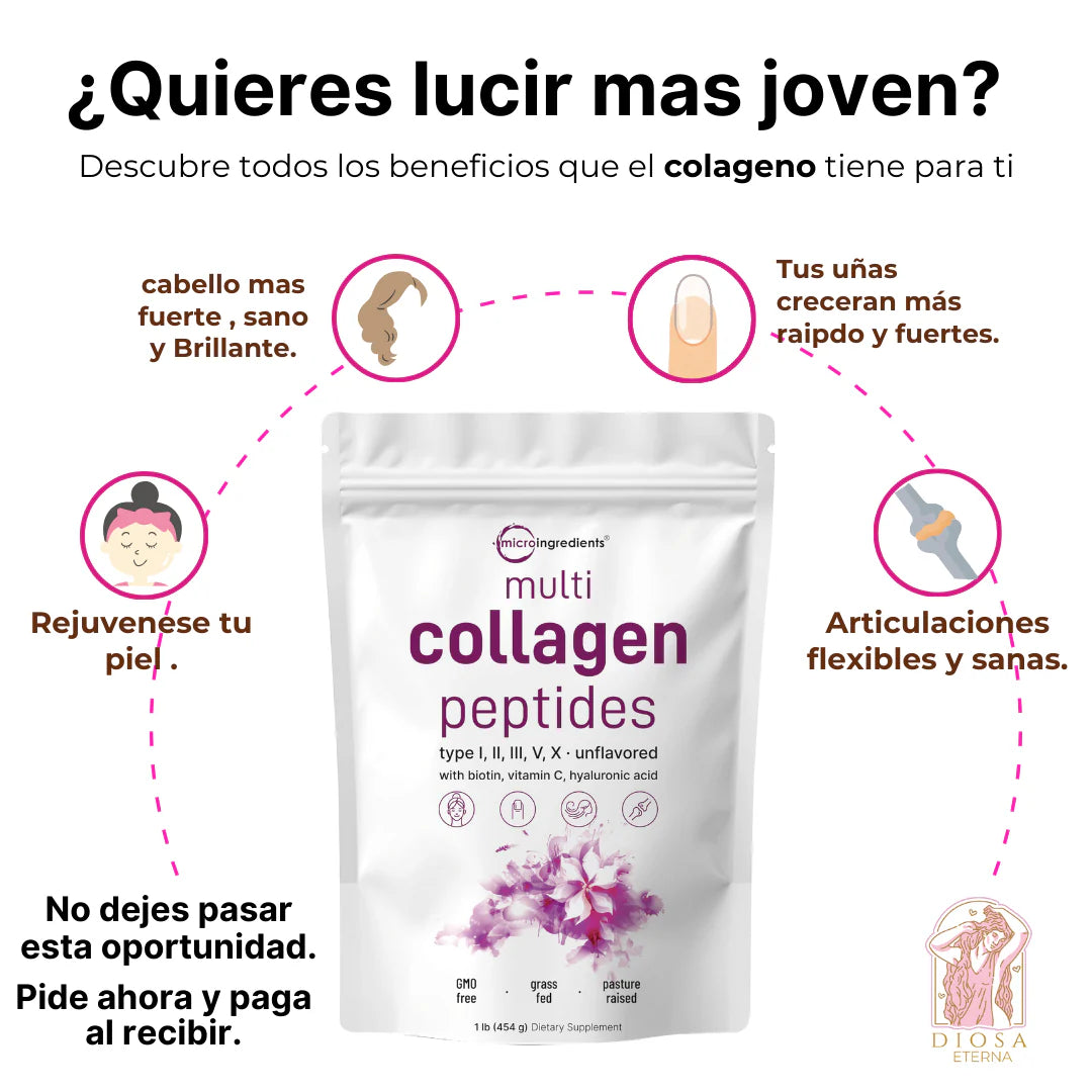 MULTI COLLAGEN: 5 Tipos De Colageno En Una Sola Formula