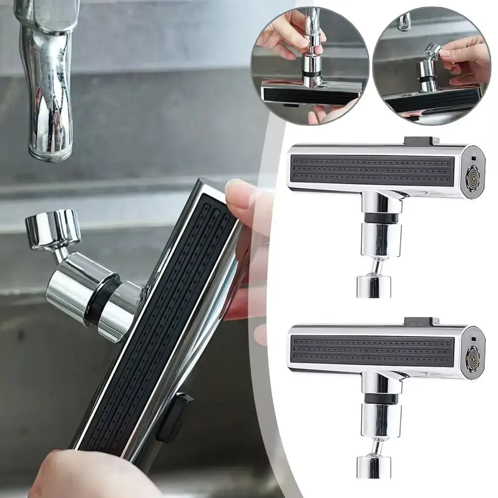 GRIFO AHORRADOR 4 EN 1: Con accesorios de conexión para todo tipo de grifos