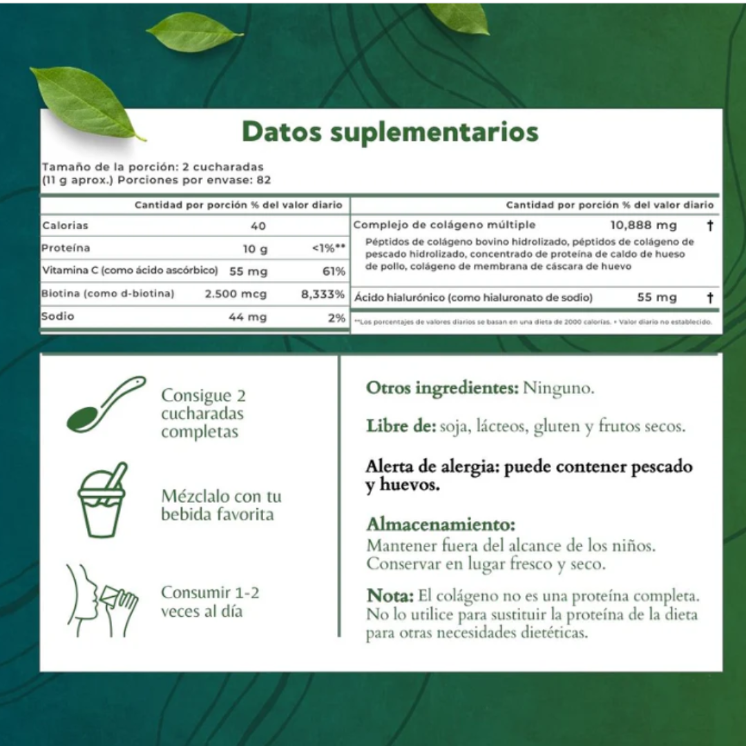 MULTI COLLAGEN: 5 Tipos De Colageno En Una Sola Formula