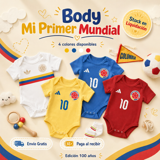 Body para Bebé - Mi Primer Mundial