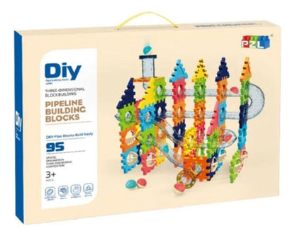 TUBOLANDIA®: Juego de tuberias para armar con 95 piezas