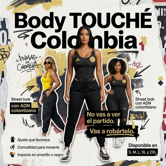 BODY TOUCHÉ EDICION COLOMBIA - Talla S a 2XL