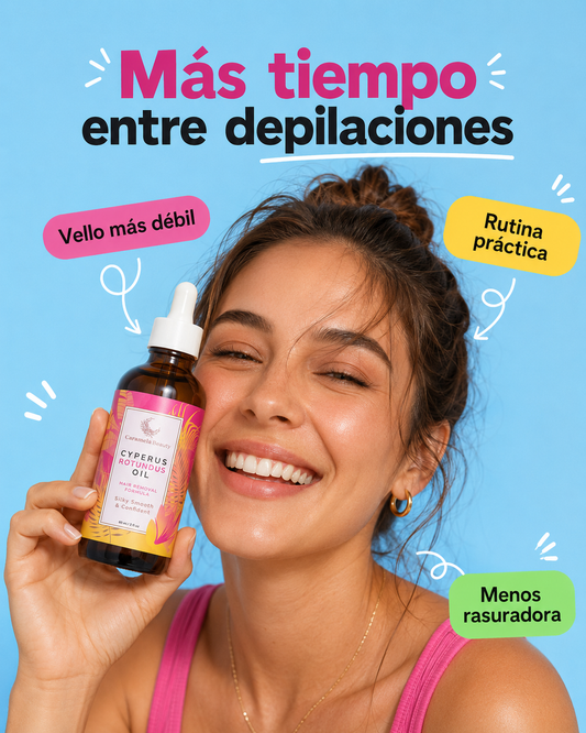 Aceite Cyperus- Adios al vello corporal