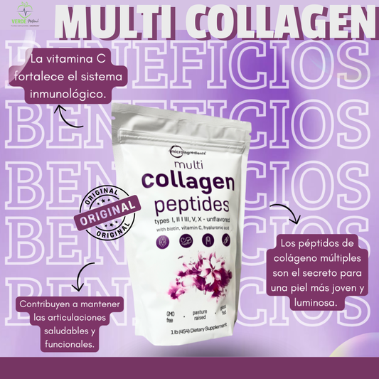 MULTI COLLAGEN: 5 Tipos De Colageno En Una Sola Formula