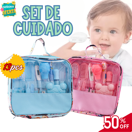 MEGA SET DE CUIDADO: Infaltable para tu bebé. Materiales seguros para la delicada piel del bebé.
