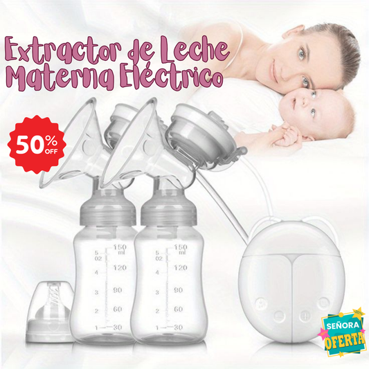 EXTRACTOR DE LECHE INTELIGENTE: Eléctrico, Eficiente y Sin Dolor