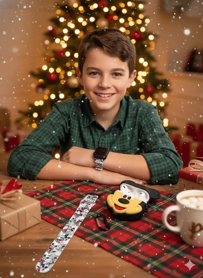 KidSmart Duo™ : Smartwatch + Audífonos táctiles de última generación