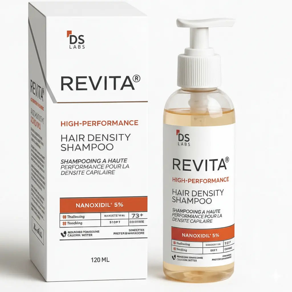 Shampoo REVITA - Refuerza la densidad capilar, previene la caída del cabello y engrosa los folículos debilitados