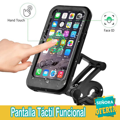 SOPORTE CELULAR MOTO IMPERMEABLE