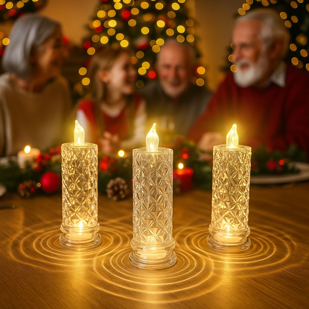 Set X3 Velas efecto cristal | Recupera el amor y la unión familiar