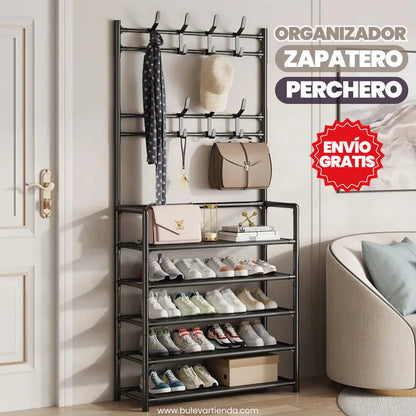 Perchero + Zapatero 5 niveles con tapa en Oferta