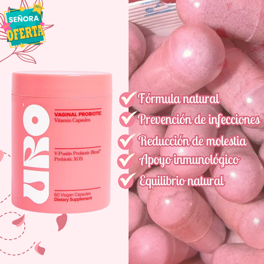 PASTILLAS URO: Probioticos Vaginales Para Mujeres - Salud intima y equilibrio del PH