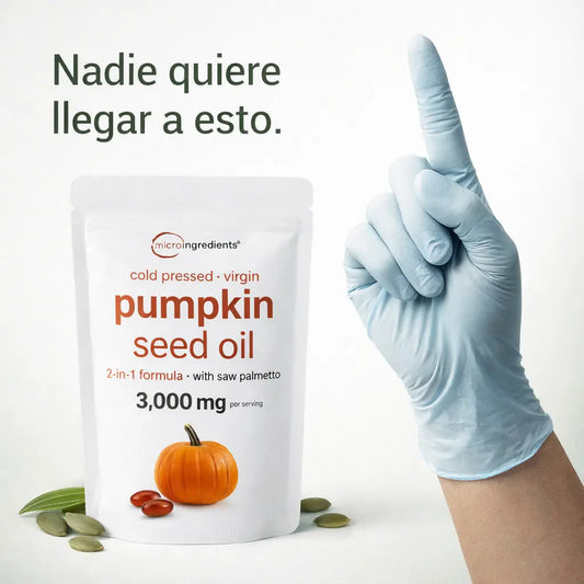 Aceite de Semilla de Calabaza con Saw Palmetto 3000mg