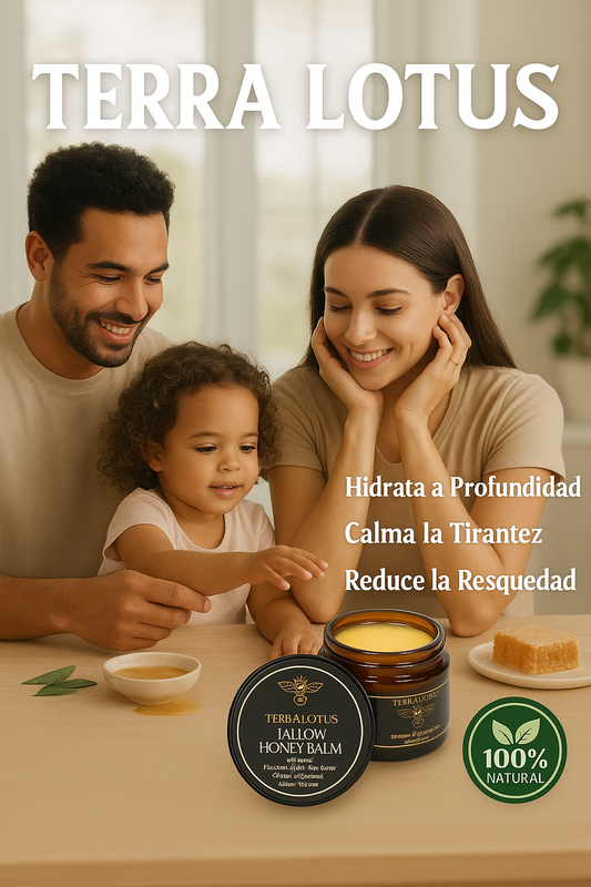 TERRA LOTUS: El Bálsamo de Reparación Natural para Pieles Sensibles, Secas e Irritadas