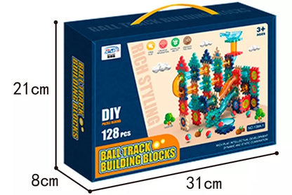 TUBOLANDIA®: Juego de tuberias para armar con 128 Pcs